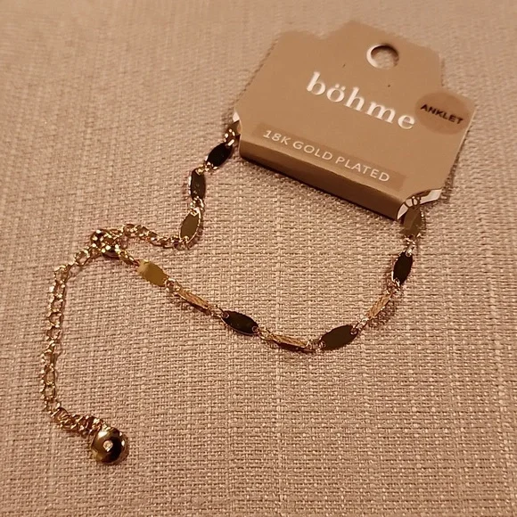 New Hayden Gold-Tone Anklet NWT - Picture 1 of 4